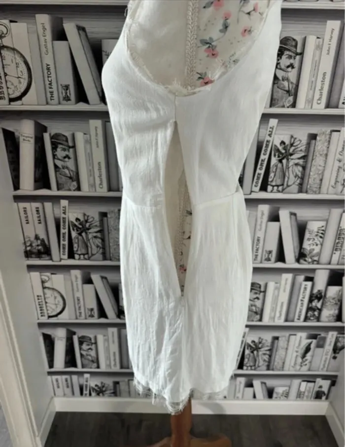 Superbe combishort blanche Mango taille S ou 36 - photo numéro 6
