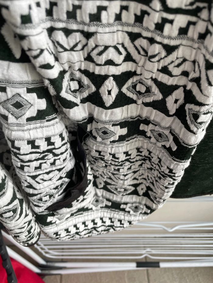 Veste verte et blanche - photo numéro 7
