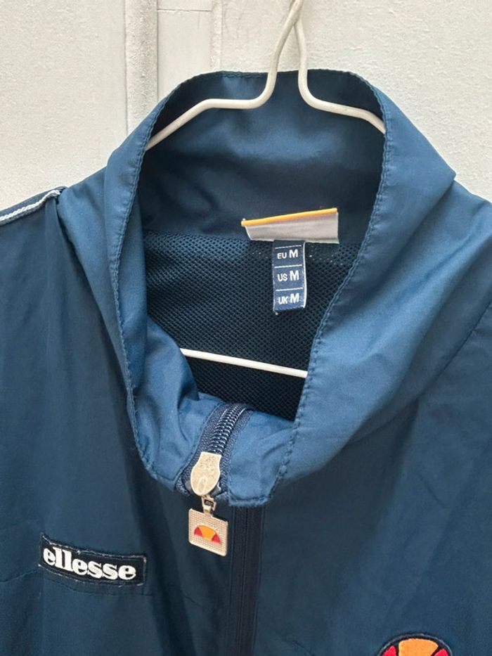 Veste survêtement vintage bleu marine ellesse - photo numéro 3