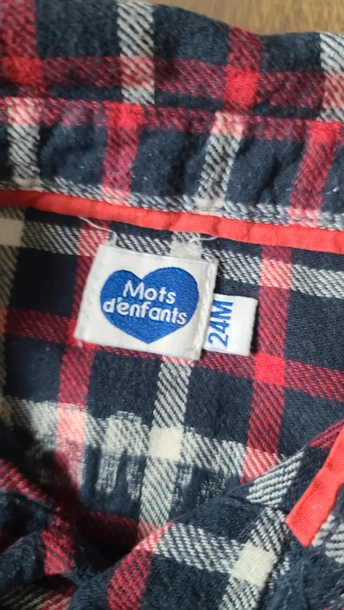 Ensemble salopette + chemise manches longues - photo numéro 7