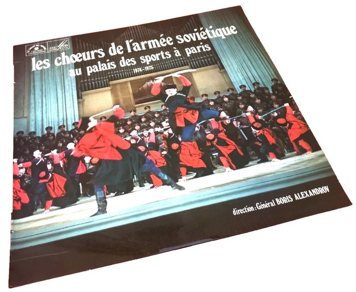Vinyle 33 tours Les Choeurs de l' armée Soviétique au Palais des Sports de Paris (1974)