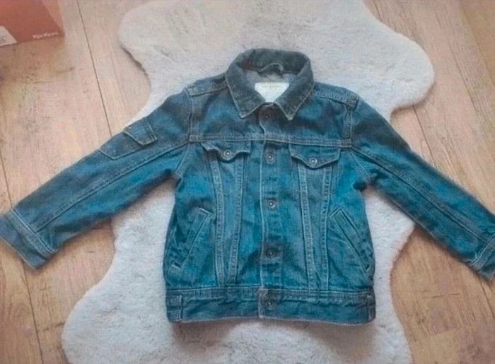 Veste en jean bleu denim Vertbaudet 5 ans - photo numéro 2