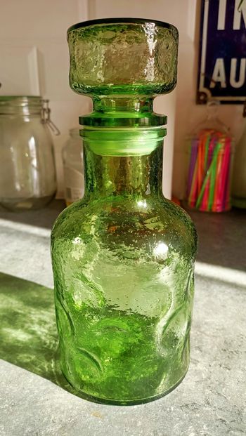 Bouteille verre vintage