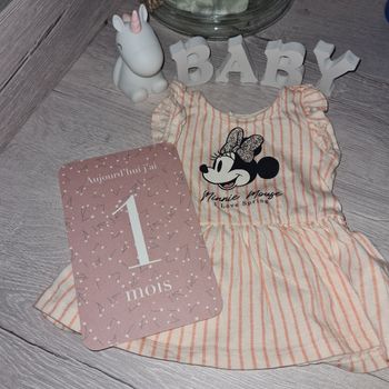 Robe imprimée minnie 1 mois