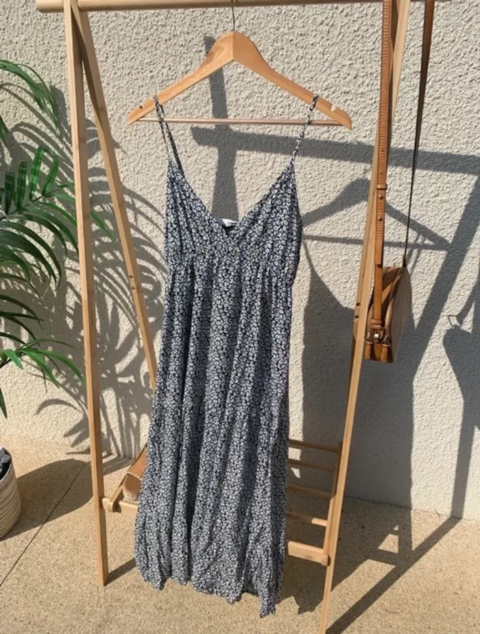 Robe longue fleurie