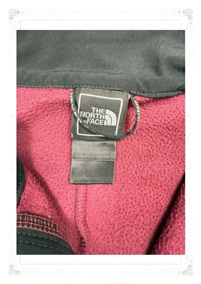 The North Face polaire bordeaux femme taille S full zip polyester - photo numéro 7