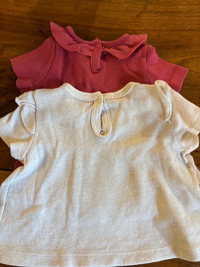 Lot de 2 tee shirt Petit Bateau 3M - photo numéro 5
