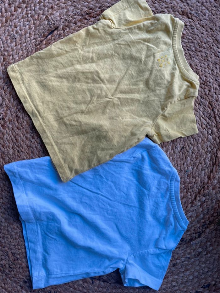 Lot 2 tee-shirts 9 mois - photo numéro 3