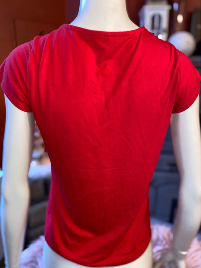T-shirt rouge Vero Moda 🌸 XS - photo numéro 4