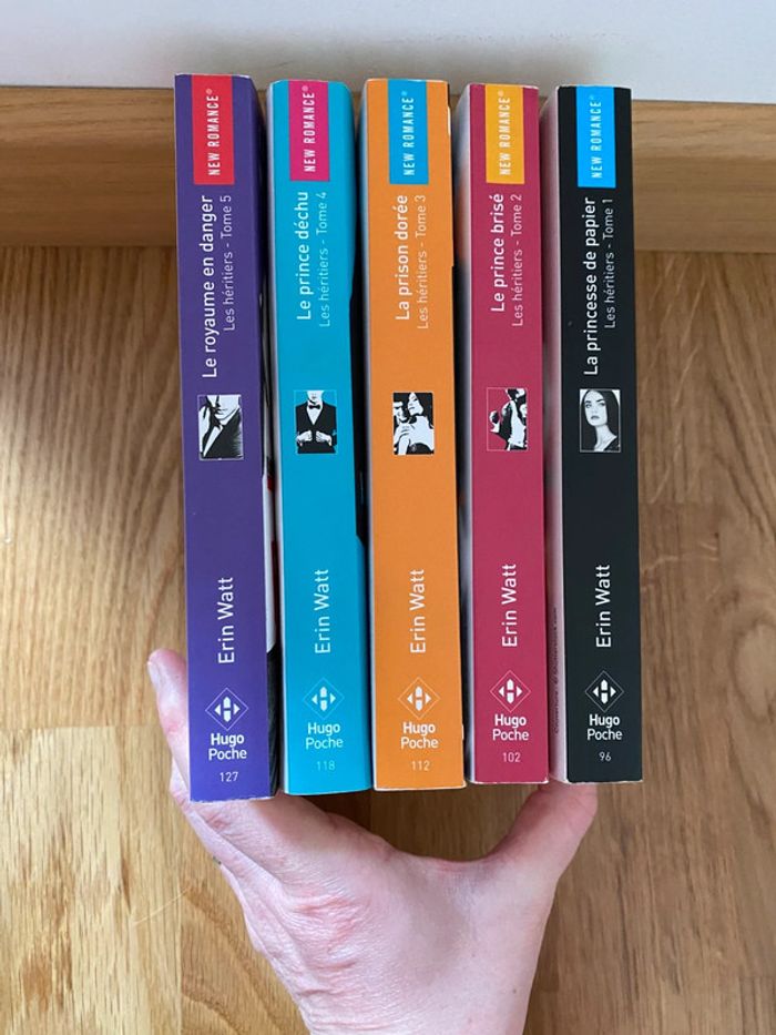 Lot livres série complète les héritiers Hugo poche new romance - photo numéro 5