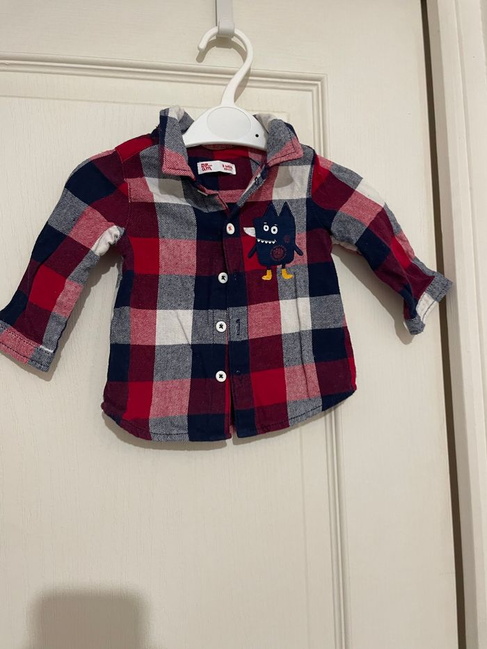 Lot bébé garçons body et chemise taille 3 mois - photo numéro 6