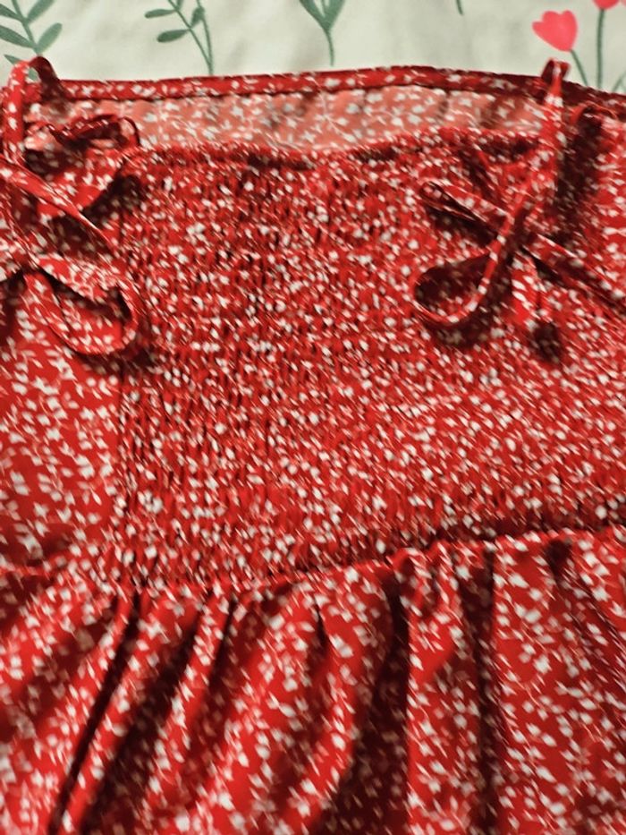 Robe fleurs shein t 11/12 ans tbe - photo numéro 4