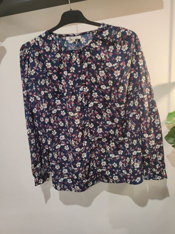 Chemise blouse fleurs U collection Taille 36 neuve
