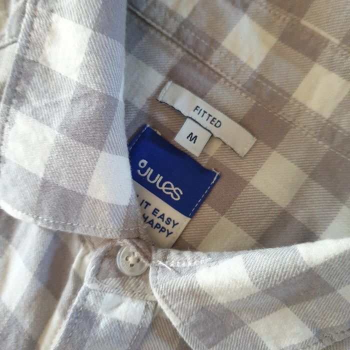 💙 Chemise à carreaux Fit ted taille 38 M Jules #emyfleury_38homme - photo numéro 2