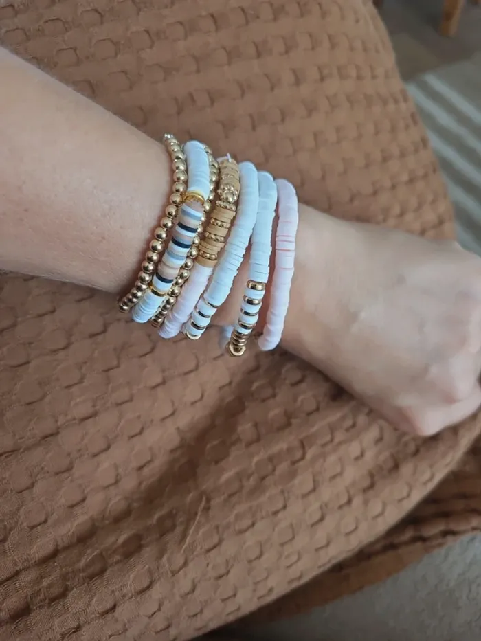 Semainier 7 bracelets perles polymere - photo numéro 3