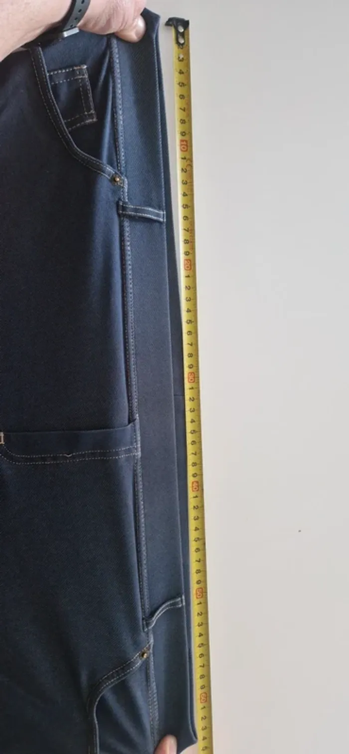 Jegging couleur jean bleu - photo numéro 7