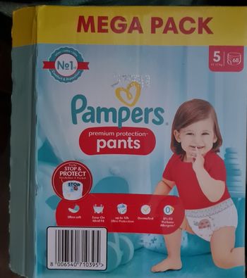 Couches pampers taille 5 premium protection