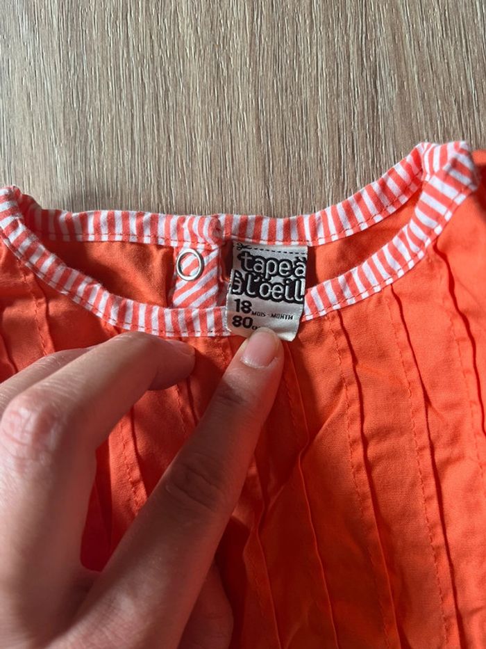 Robe tape à l’œil orange - photo numéro 4