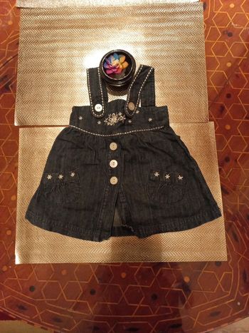 Belle Robe salopette en jean 9 mois