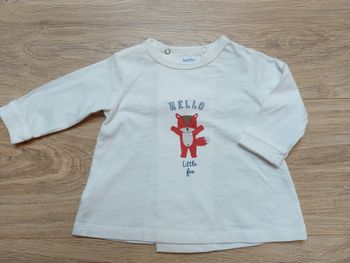 T-shirt manches longues Little Fox 6 mois