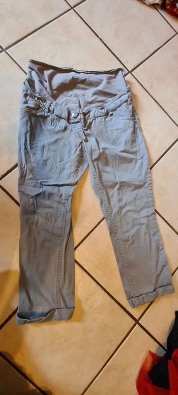 Pantacourt grossesse maternité gris 36