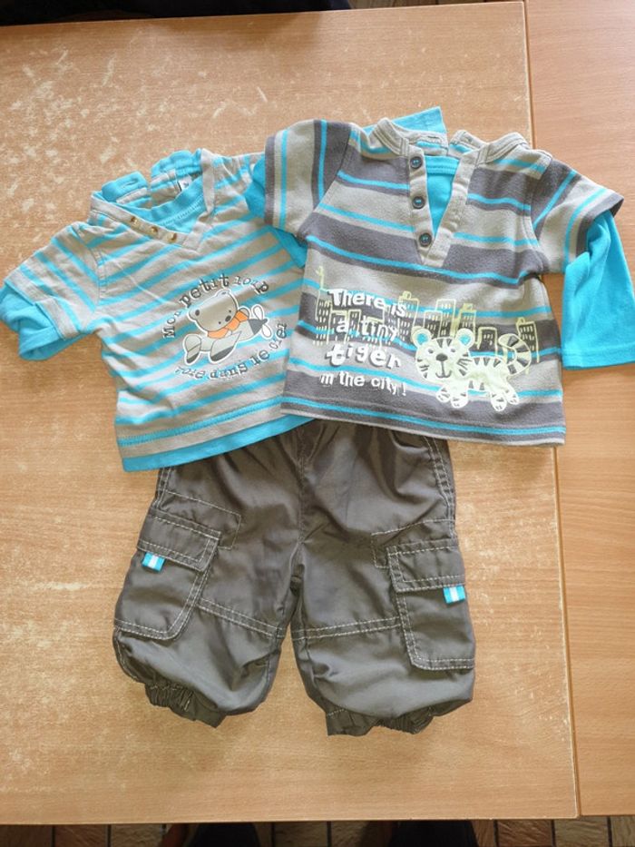 Ensemble 2 pièces + 1 tee-shirt ML