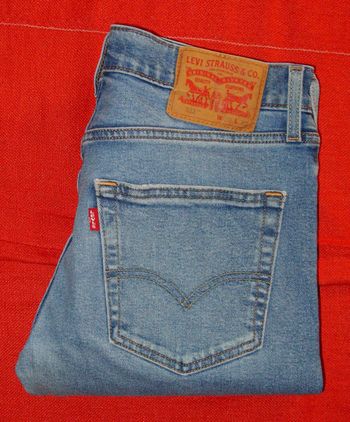 Jean Levi's 512 Skinny Stretch Bleu Used W30L32