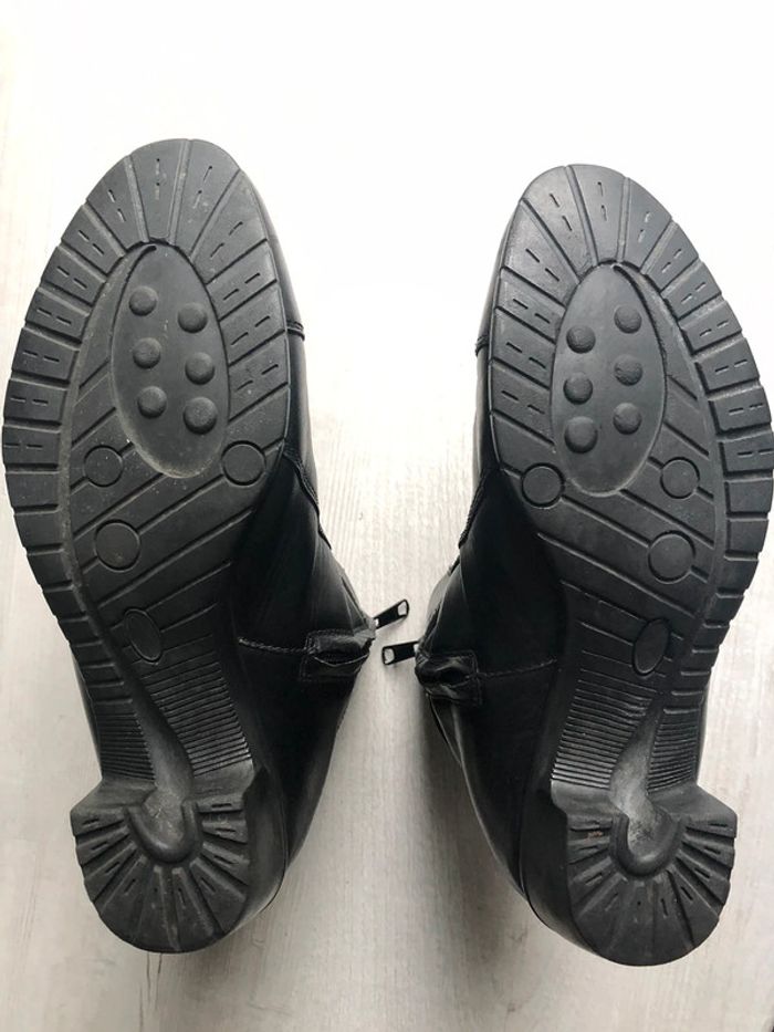Bottines moto femme cuir « ixs » comme NEUVES - photo numéro 14