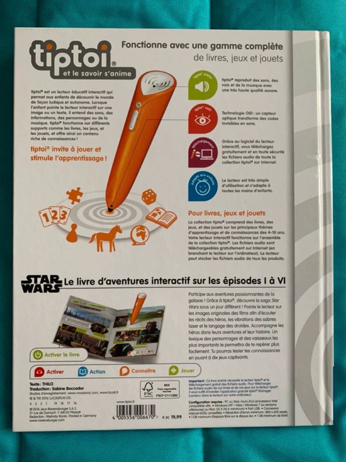 Star Wars - Tip Toi - Livre interactif Ravensburger - photo numéro 2