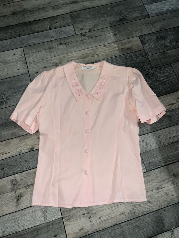 Magnifique blouse vintage avec épaulette
