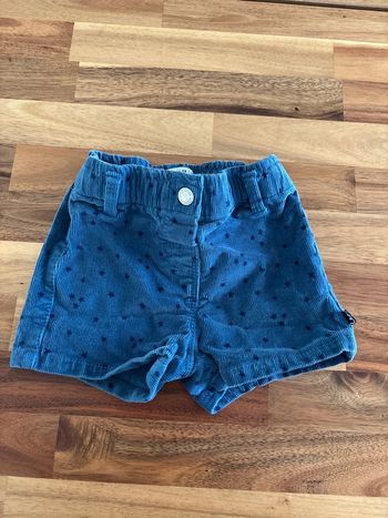 Short en velours hiver