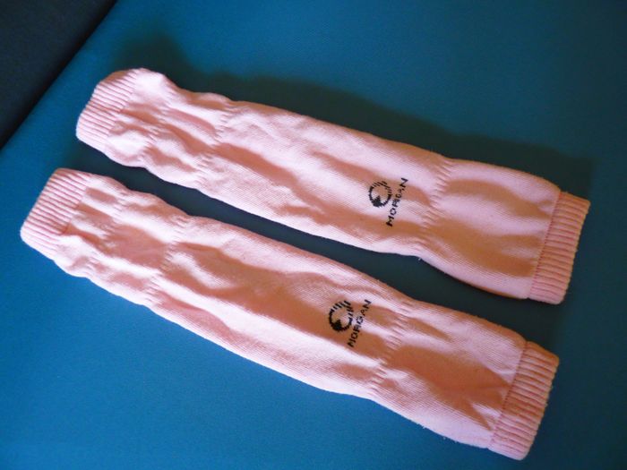 chaussettes Guêtres Morgan Fille danse TU sport accessoire rose TBE - photo numéro 2