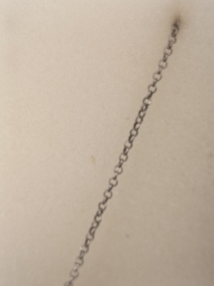Collier argent et ambre. - photo numéro 6