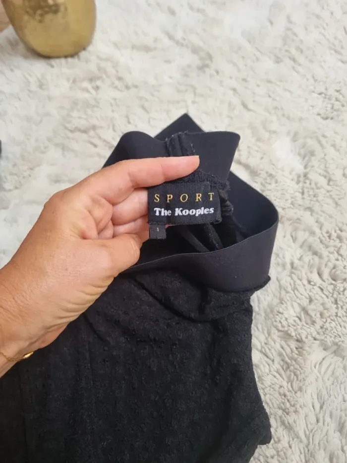 Legging tissu texturé The Kooples T:1 - photo numéro 5