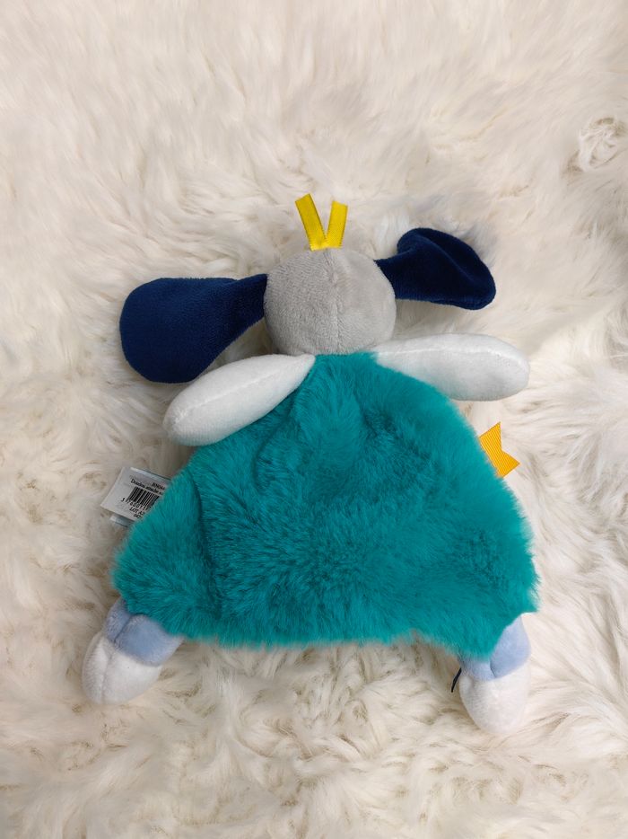 Doudou semi plat attache sucette Chien Pépin Bn0446 Baby Nat - photo numéro 4