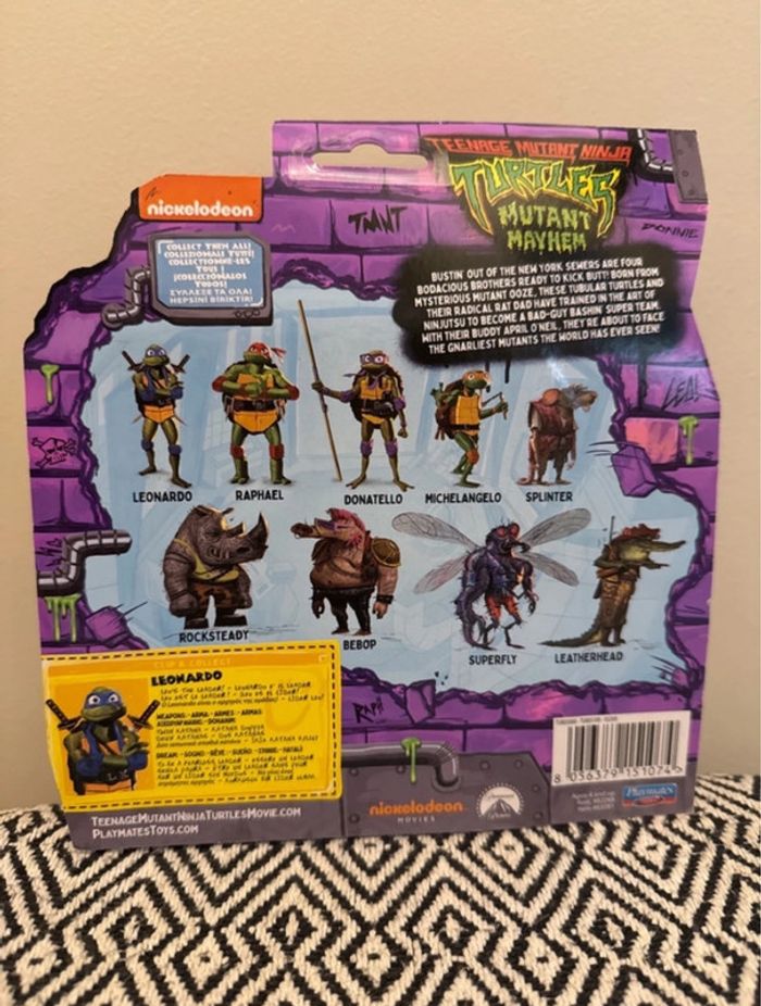 Giochi Preziosi - Tortues Ninja, Figurine articulée Leonardo - photo numéro 2