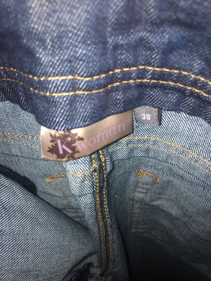 jeans skinny bleu marine femme taille 38 - photo numéro 4
