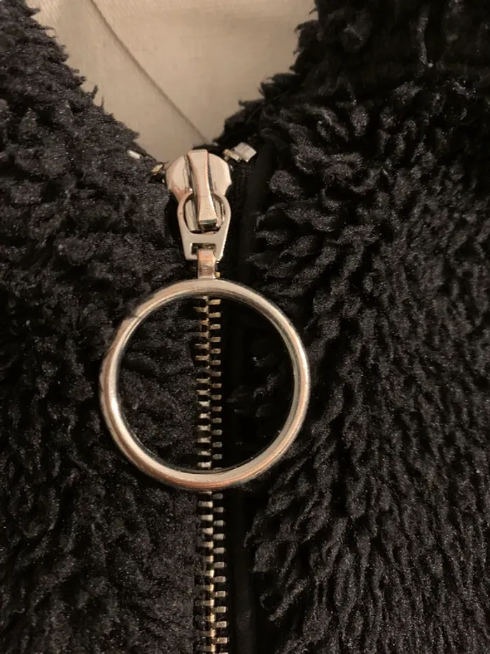 Manteau noir Bershka taille 36/38 - photo numéro 6