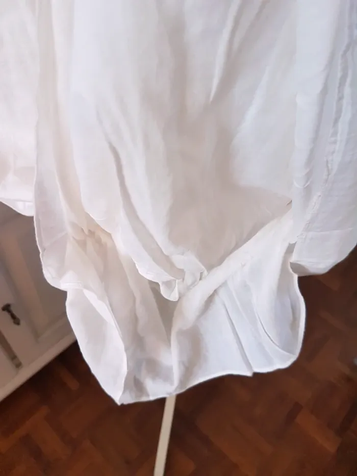 Robe blanche cassé broderie Toumai T 38 Neuve - photo numéro 4