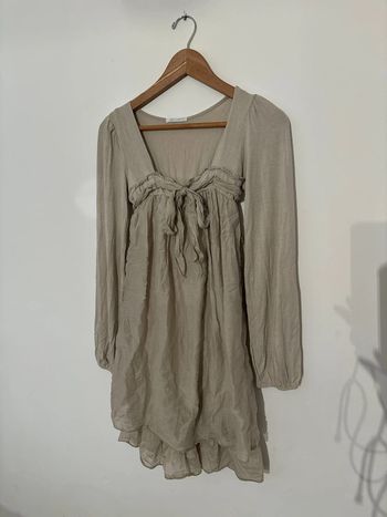 Robe courte beige taille unique