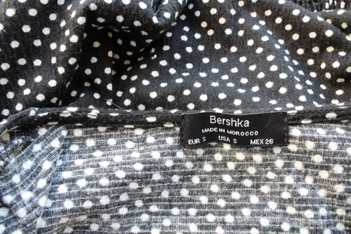 Haut cache coeur à pois Bershka - photo numéro 5