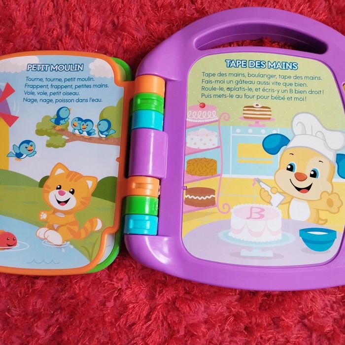 Livre interactif comptines neuf Fisher Price - photo numéro 4