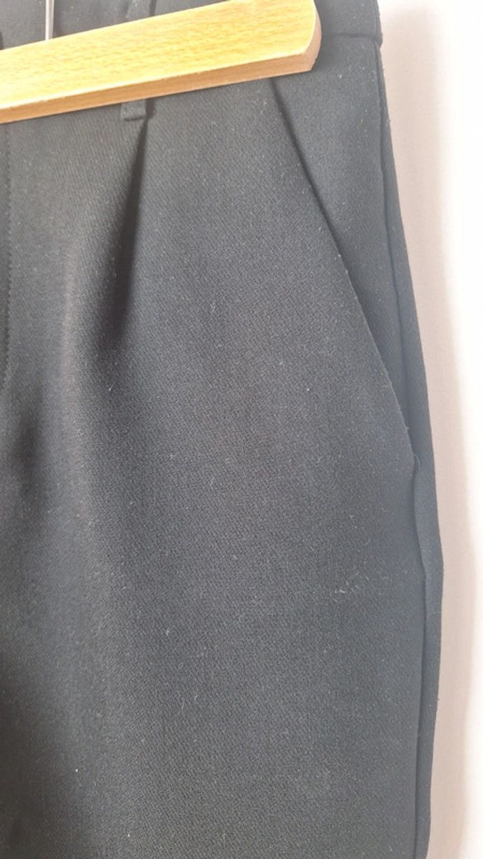 Pantalon à pince noir droit Cache Cache 38 - photo numéro 3