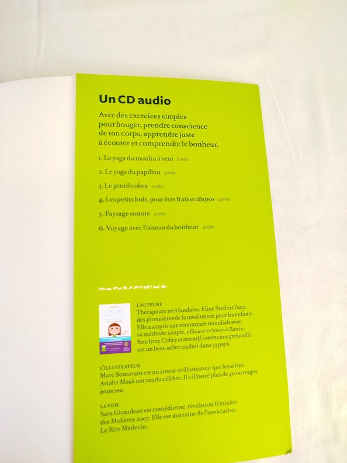 Livre calme et attentif comme une grenouille ton guide de sérénité - photo numéro 4