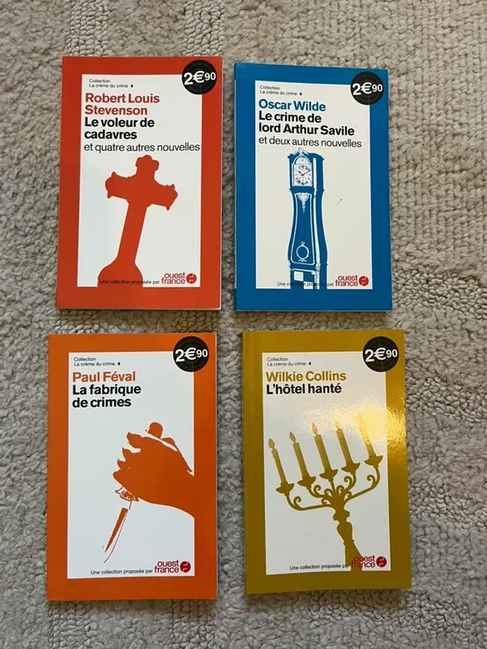 Collection complète de 8 livres la crème du crime, édition Ouest France - photo numéro 5