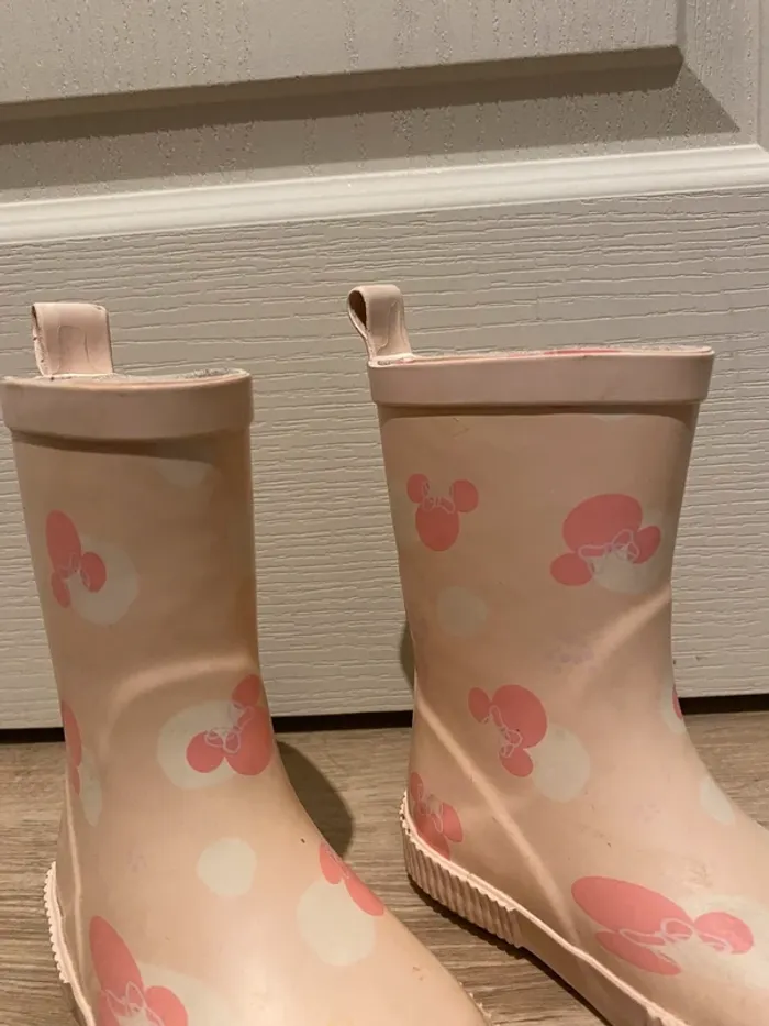 Bottes de pluie imprimé Minnie Disney pour fille - photo numéro 2