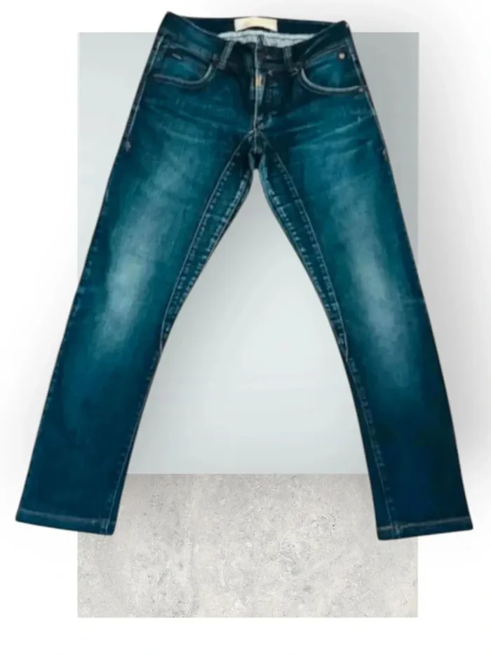 Jean Timezone,coupe slim ,taille haute ,texture elasthanne - photo numéro 7