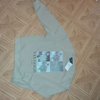 sweat molletonné épais. Motif Van Gogh