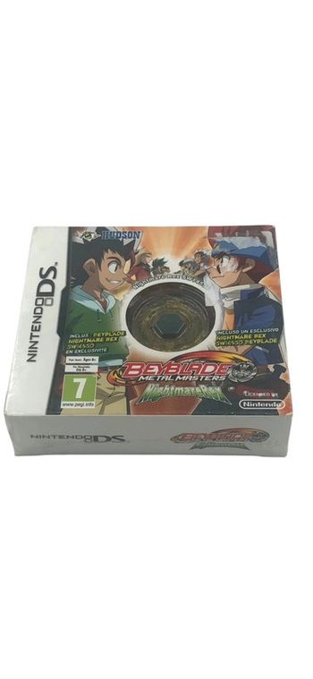 Jeu vidéo Beyblade Metal masters Nightmare rex + toupie Nintendo DS neuf