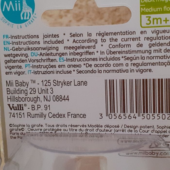 Lot 4 Tétines/ Biberon *0-3 mois & 3-6 mois Vulli - photo numéro 8